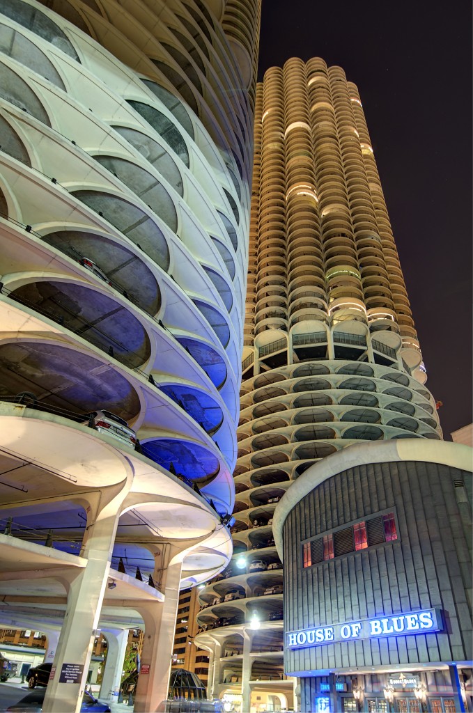 House of Blues Chicago venue exterior at Marina City in River North