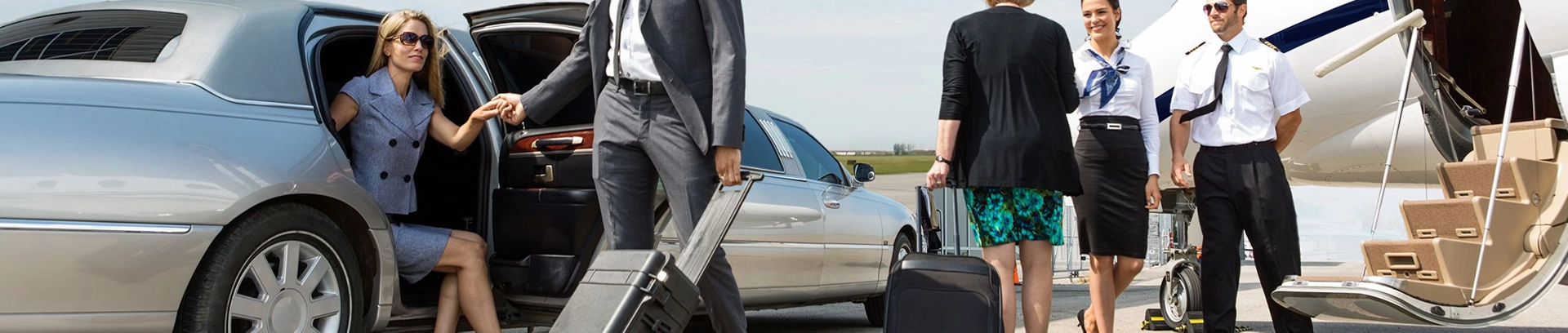 Luxurious limo and transportation service vehicles available for hire in New Lenox, Illinois.